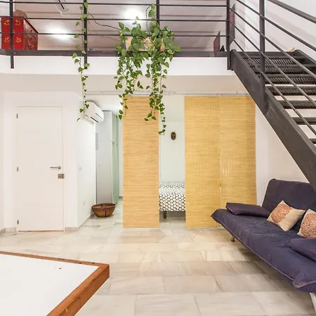 アパート Lf Parking Incluido Amplio Loft En Barrio Santa Cruz
